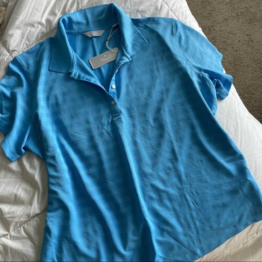 Callaway Women’s Golf Polo Pool Blue